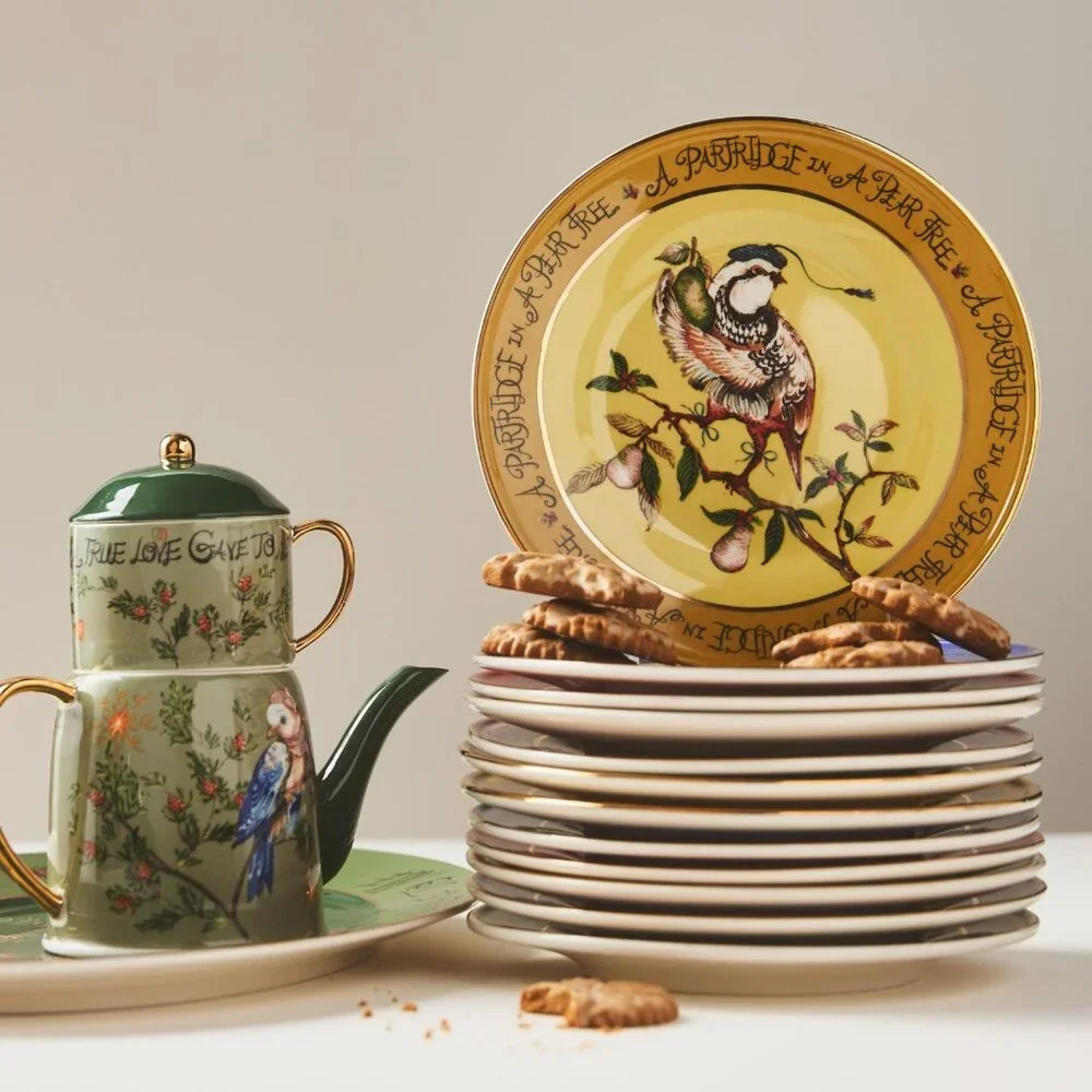 Anthropologie x Phannapast Taychamaythakool Twelve Days of Christmas Pear Tree